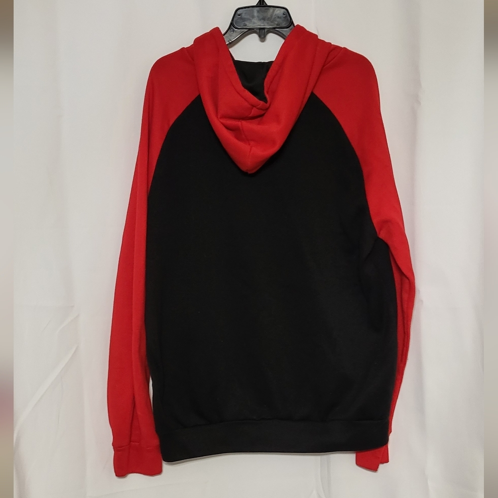 Hequ Men's Black/Red "King" Graphic Pullover Hoodie Size XL GUC - Picture 4 of 5